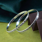 Etherea Silver Bangle